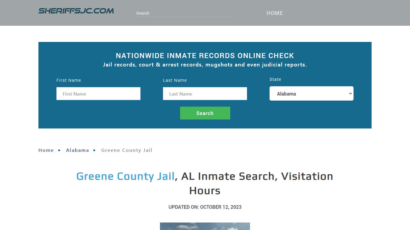 Greene County Jail, AL Inmate Search, Visitation Hours
